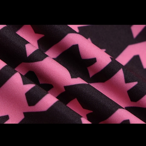 NWT SUMMER HOUNDSTOOTH BODYCON MINI DRESS S: SMALL-LARGE - Picture 8 of 12